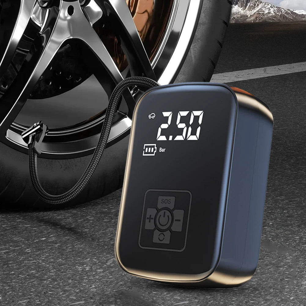 AirDrive – Portable Cordless Tire Inflator, 150 PSI Auto Air Compressor