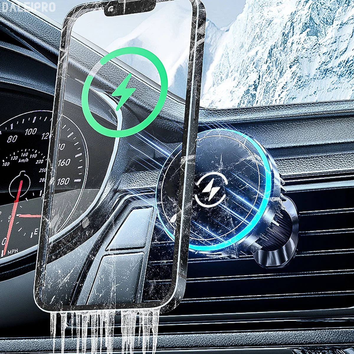 CoolDrive Qi 15W Magsafe Fast Wireless Charger
