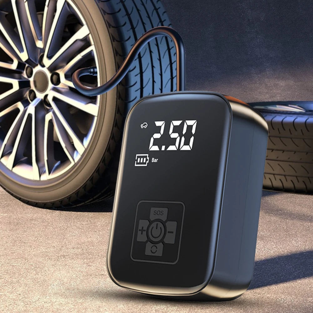 AirDrive – Portable Cordless Tire Inflator, 150 PSI Auto Air Compressor