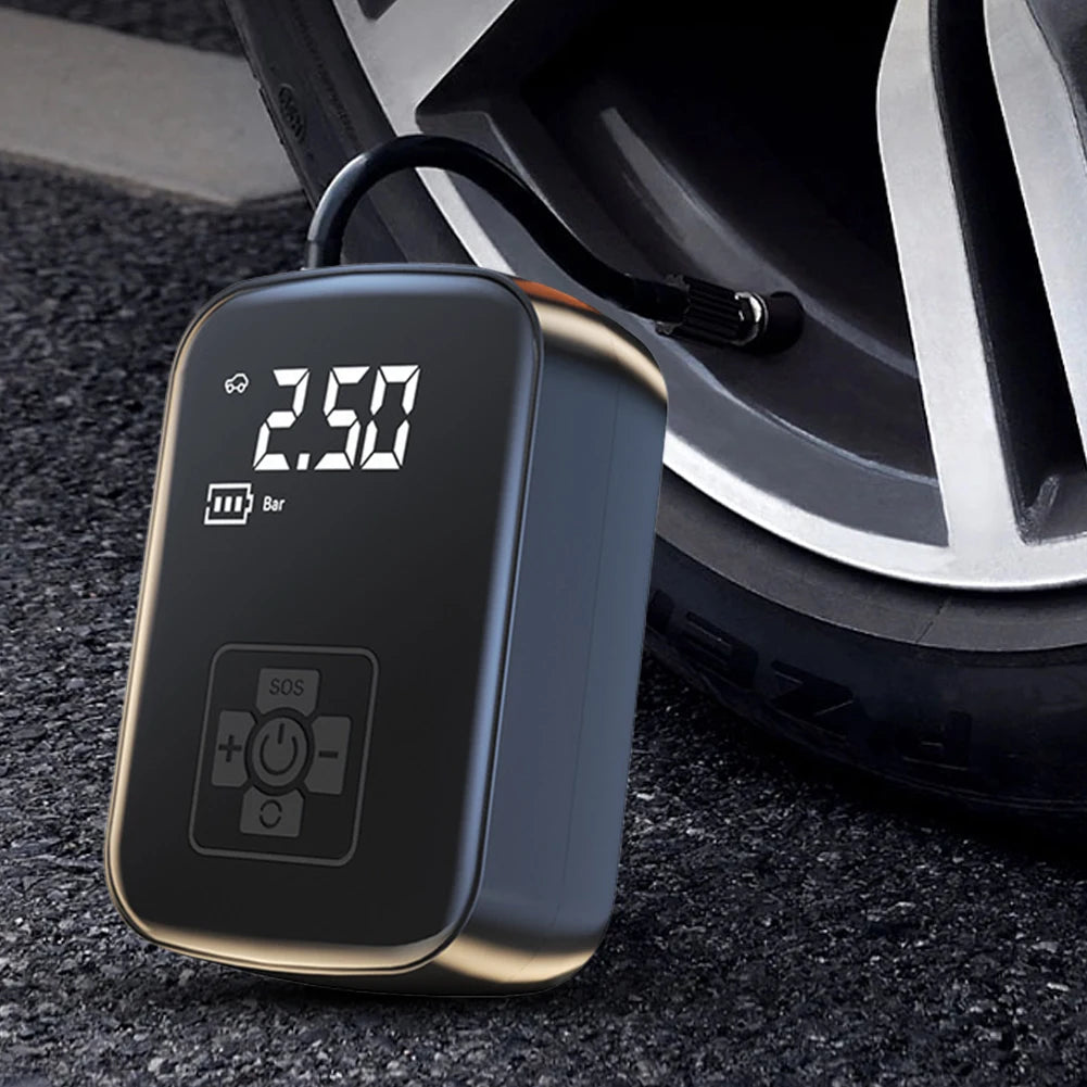 AirDrive – Portable Cordless Tire Inflator, 150 PSI Auto Air Compressor